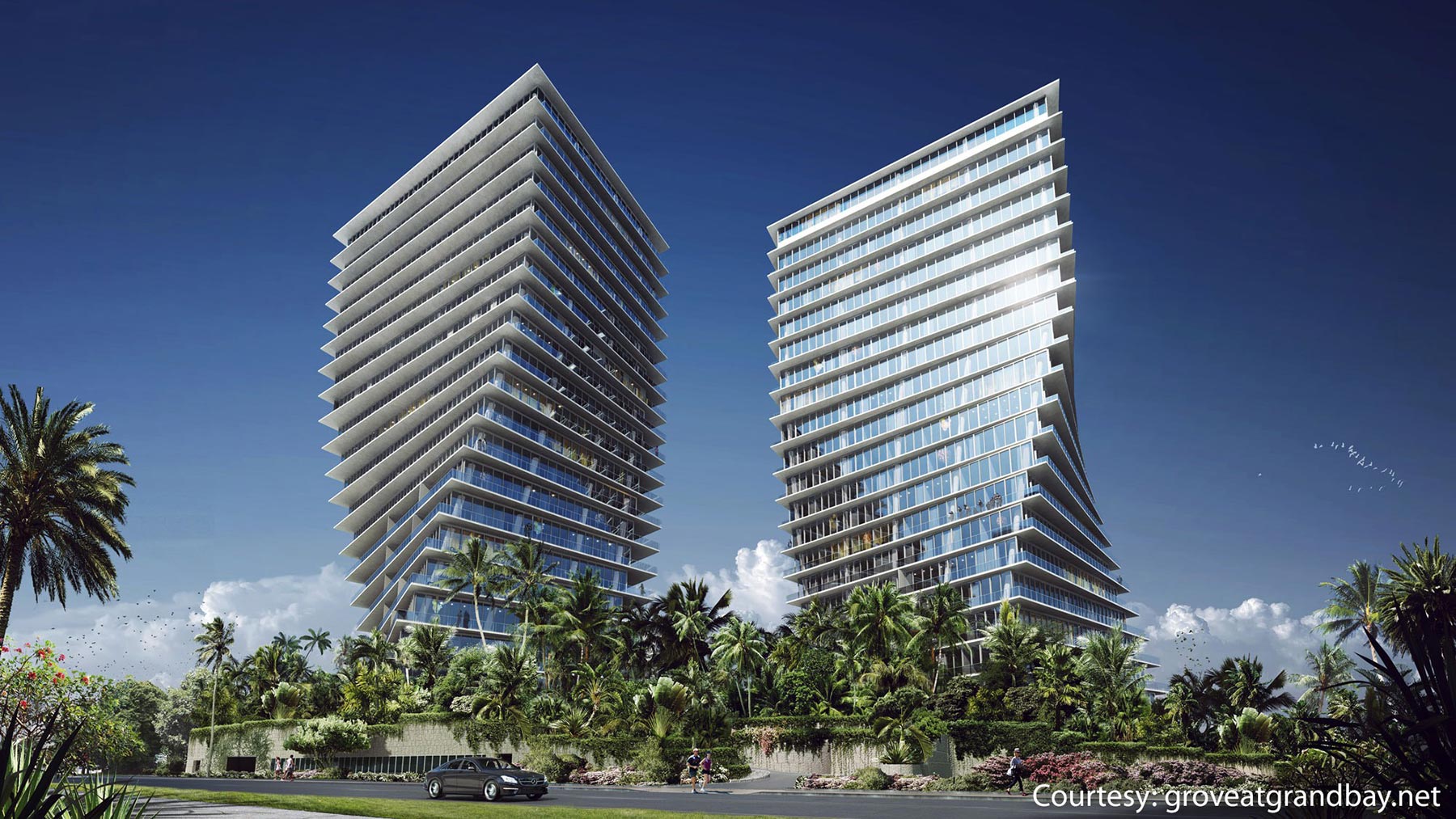 The Grove at Grand Bay’s condos are among Miami’s most-coveted residences.   Image courtesy of groveatgrandbay.net