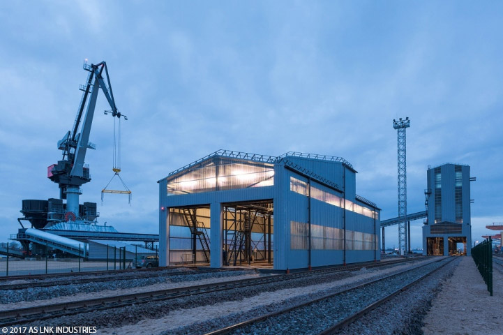 CEMEX participated in the expansion of one of the most advanced marine terminals in Latvia. Credits: AS LNK INDUSTRIES