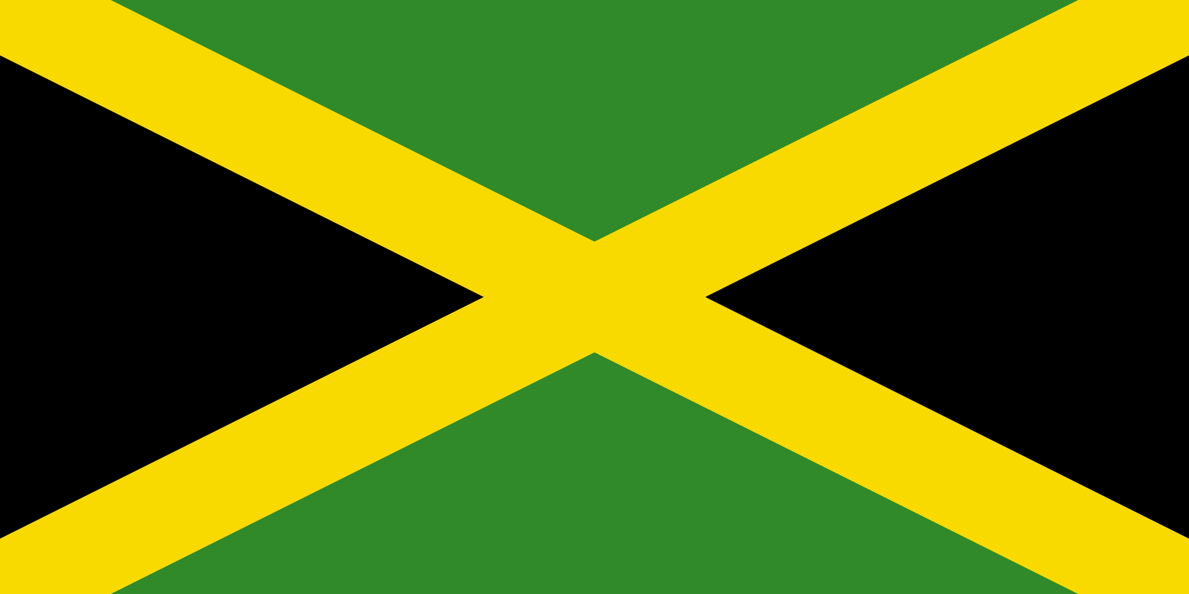the image shows the jamaican flag